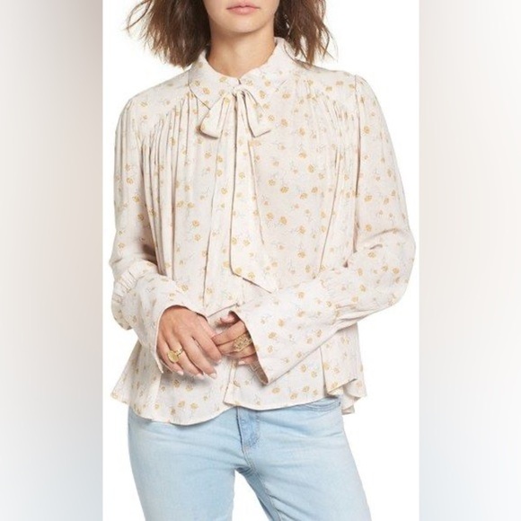 Free People Modern Muse Floral Blouse - Picture 2 of 11